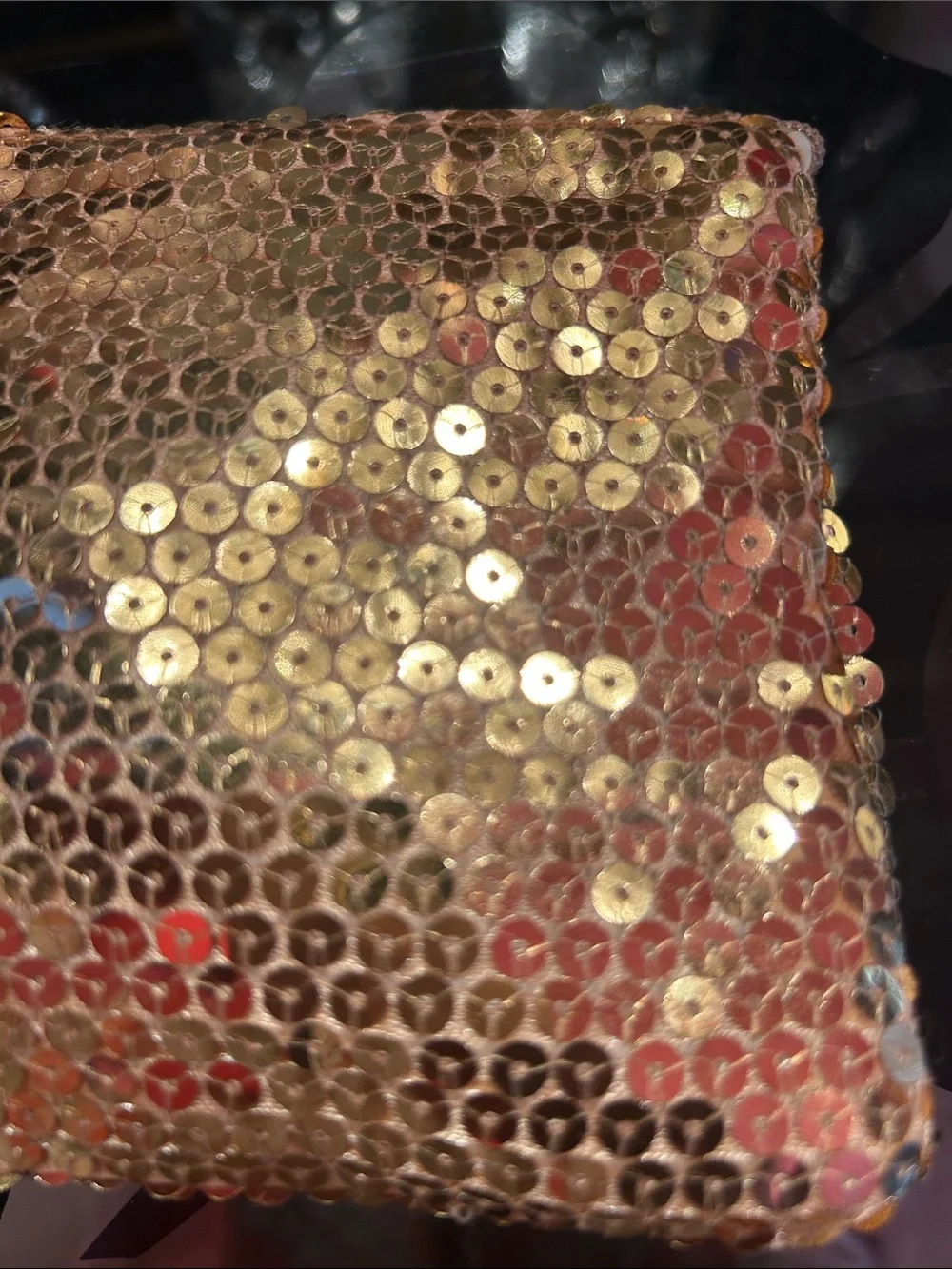 N/A shimmering gold